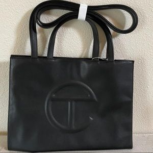 Black telfar medium handbag